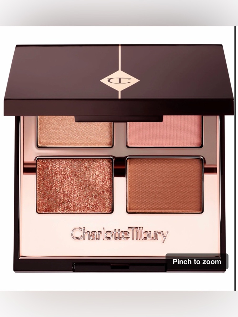 Charlotte Tilbury Rose Gold & Peach Eye Shadow Quad